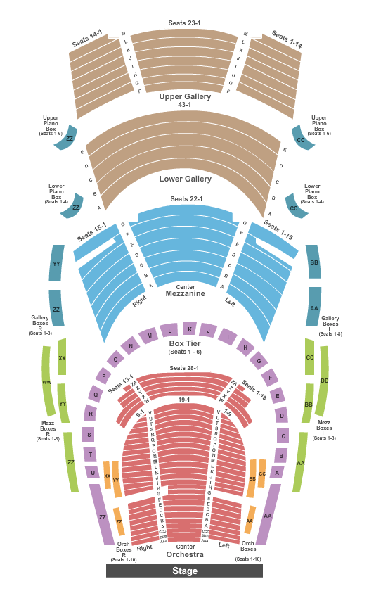 Bass Hall Buena Vista Social Club Seating Chart